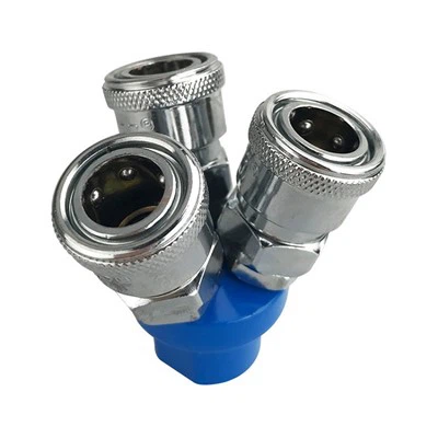 2개 또는 3개의 에어 라인 퀵 커넥트 커플링